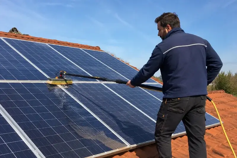Nettoyage et entretien de panneaux solaires à Chanteloup